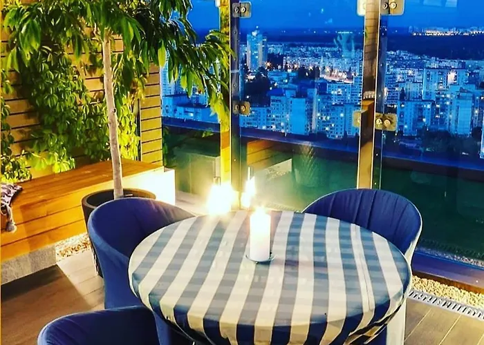 1 Room 60M2 Center Of Obolon Near River Side. With Terrace. 22 Floor